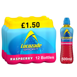 Lucozade sport raspberry 500ml