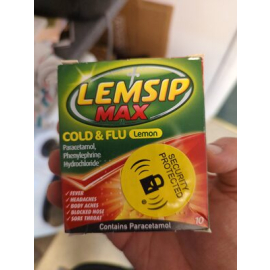 Lemsip max cold & flu sachets x10