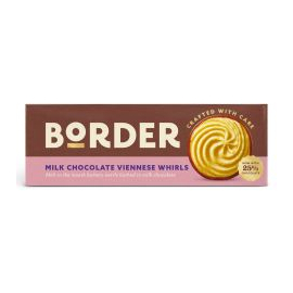 Border milk chocolate Viennese whirls 150g