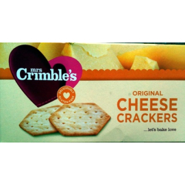 Mrs Crimbles gluten free cheese crackers 130g